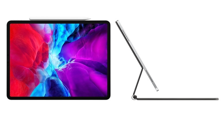 Apple Ipad Pro 12.9 (2020) front & side view