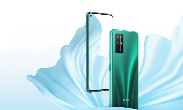 Honor 30s front and back view