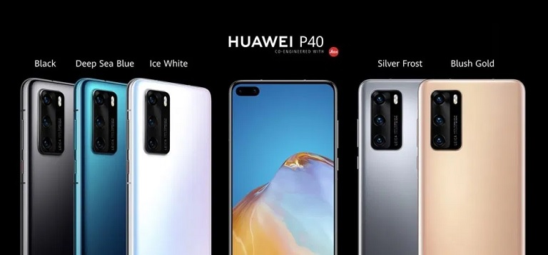 Huawei P40 colors varints