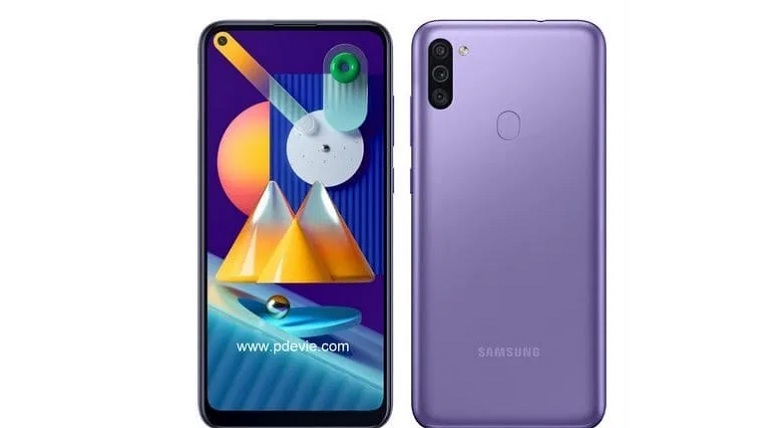 Samsung Galaxy M11 front and back views.jpg