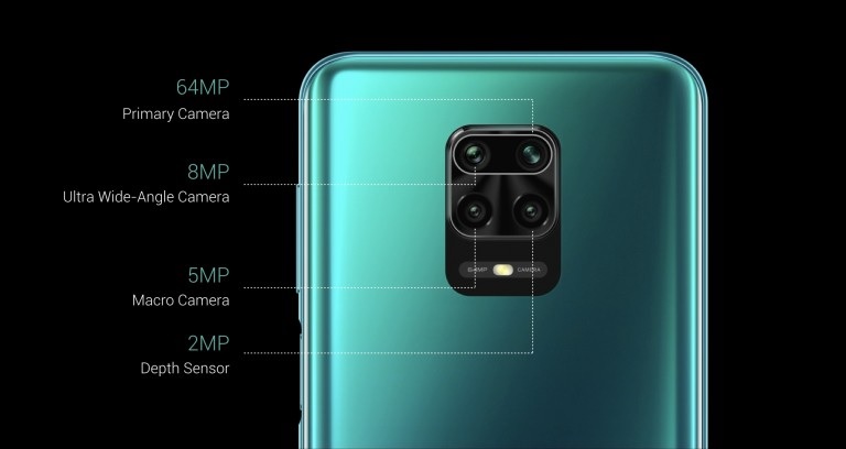 Xiaomi Redmi Note 9 Pro Max camera deisgn view