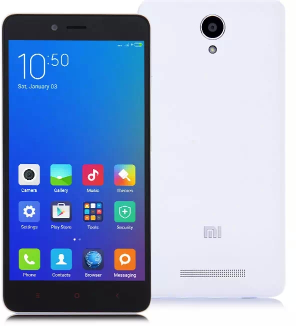 Xiaomi Redmi Note 2 Front and back