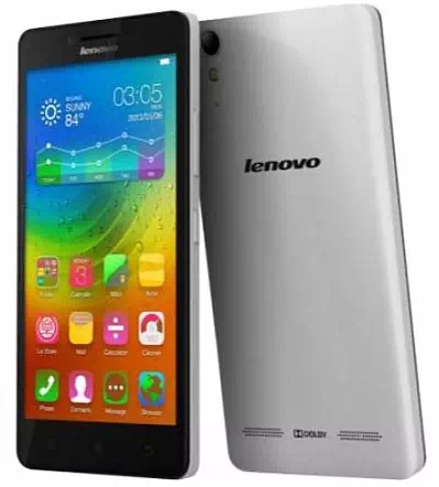 Lenovo A6000 Front and back