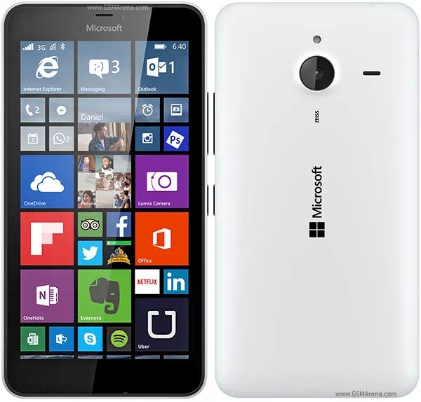 Microsoft Lumia 640 XL LTE Front and back