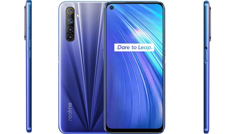 realme 6 multiple views