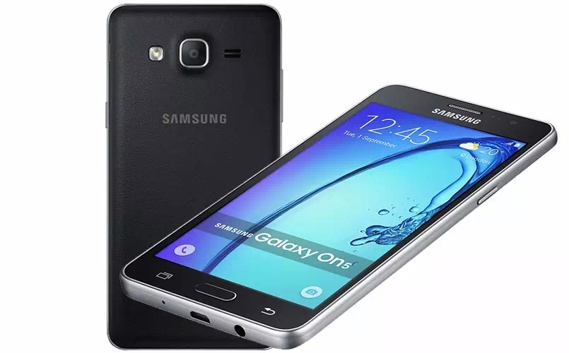 Galaxy On7 Front and back