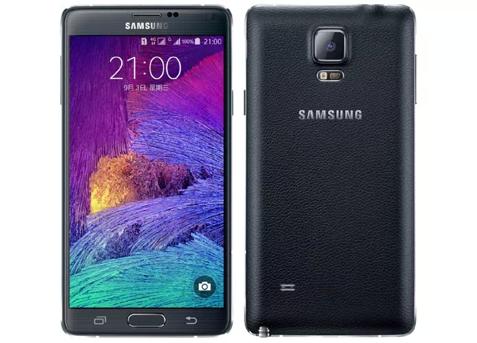 Galaxy Note 4 Dous  Front and back